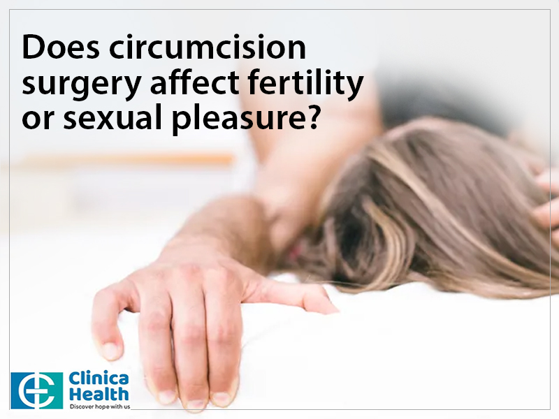 Does laser circumcision affect fertility or sexual pleasure?